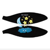 かわいい歌の星、月、雲の漫画 ミニバスケットボール (パネル)