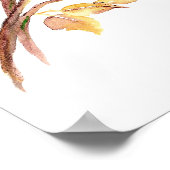 かわいい歌の雀、鳥、庭、動物の自然 ポスター (角)