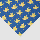 かわいい歌の黄色いカナリアの鳥の漫画 薄葉紙 (詳細)