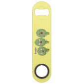 かわいい歌アーティチョーク野菜アニメ スピード栓抜き (裏面)