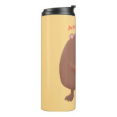 かわいい歌カピバラukulele漫画イラストレーション タンブラー (回転左)