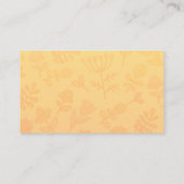 かわいい歌カピバラukulele漫画イラストレーション 名刺 (裏面)