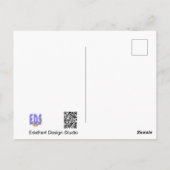 かわいい歌ロビンDIYはがき ポストカード (裏面)