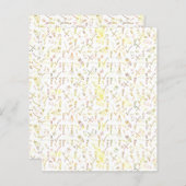 かわいい歓迎新学期柄なし (正面/裏面)