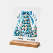 かわいい歓迎男の赤ちゃん アクリルサイン (傾斜)