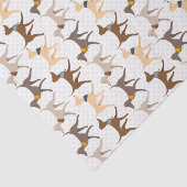 かわいい歩くの猟犬 薄葉紙 (詳細)