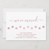 かわいい歩くポープリントバラ金ゴールドポーズムービング 案内状 (正面)