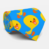 かわいい歩くマンガのアヒルのネクタイ ネクタイ (ロール)
