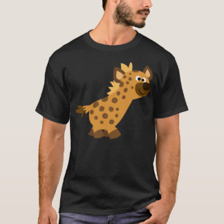 かわいい歩くマンガハイエナTシャツ Tシャツ