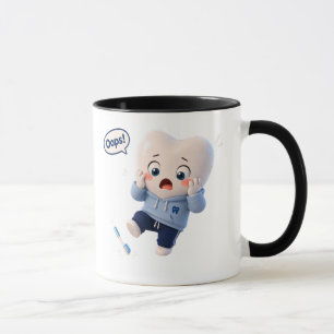 かわいい歯のキャラクターがお茶目なマグカップ マグカップ