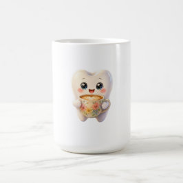 かわいい歯のキャラクター コーヒー好き コーヒーマグカップ