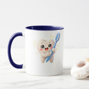 かわいい歯のキャラクター 歯科衛生士 マグカップ