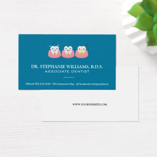 かわいい歯のロゴ (デスク)