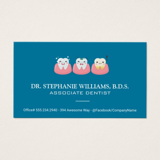 かわいい歯のロゴ (正面)