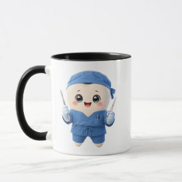 かわいい歯の外科医マグカップ - 楽しい歯科医ギフト マグカップ