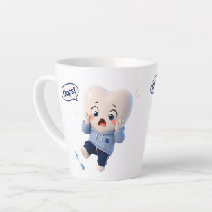 かわいい歯の失敗モーメント デンタル コーヒーマグ カフェラテマグ