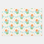 かわいい歯の妖精ラッピング紙セット3 ラッピングペーパーシート (正面2)