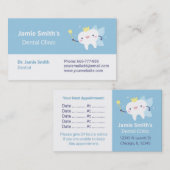 かわいい歯の妖精歯科歯医師の名刺 名刺 (正面/裏面)