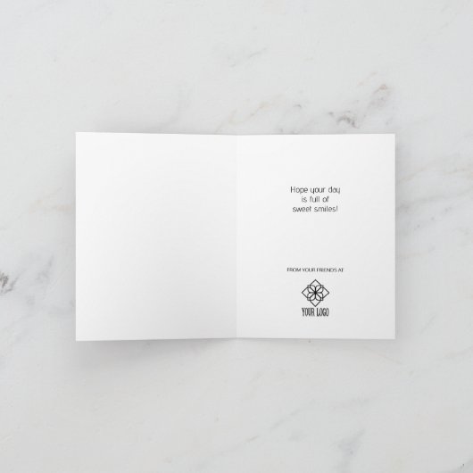 かわいい歯の患者 カード (内部)