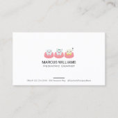 かわいい歯の歯茎のアイコン 名刺 (正面)