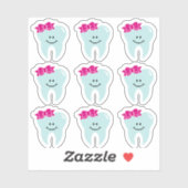 かわいい歯の脱硝シール シール (シート)