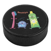 かわいい歯ブラシ歯磨き歯磨き用フロス漫画 アイスホッケーパック (3/4)