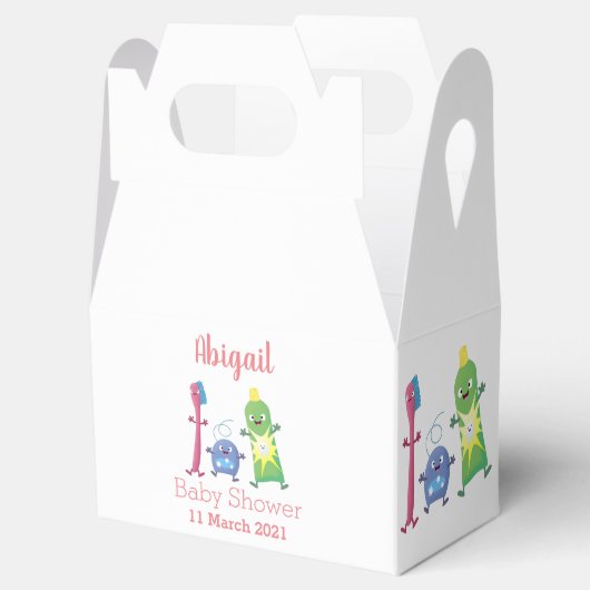 かわいい歯ブラシ歯磨き歯磨き用フロス漫画 フェイバーボックス (オープン)