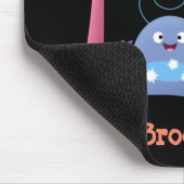 かわいい歯ブラシ歯磨き歯磨き用フロス漫画 マウスパッド (コーナー)