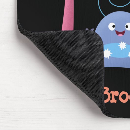 かわいい歯ブラシ歯磨き歯磨き用フロス漫画 マウスパッド (コーナー)