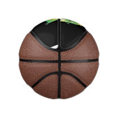 かわいい歯ブラシ歯磨き歯磨き用フロス漫画 ミニバスケットボール (右)