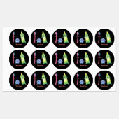 かわいい歯ブラシ歯磨き歯磨き用フロス漫画 ラベル (シート)