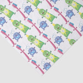 かわいい歯ブラシ歯磨き歯磨き用フロス漫画 薄葉紙 (詳細)