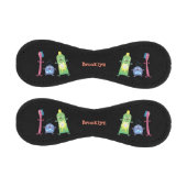 かわいい歯ブラシ歯磨き歯磨き用フロス漫画 野球ボール (パネル)