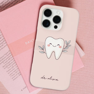 かわいい歯科ピンクのオリジナルケース iPhone 16 PROケース
