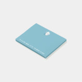 かわいい歯科医がパーソナライズ ポストイット (アングル)