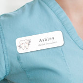 かわいい歯科医院社員 名札