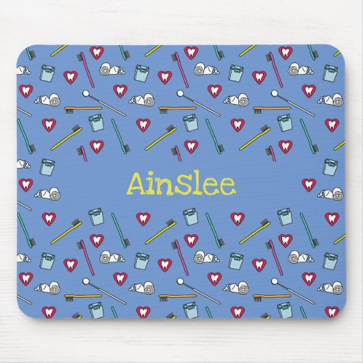 かわいい歯科 マウスパッド (正面)