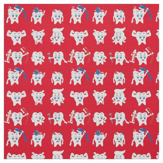 かわいい歯 ファブリック (見本)