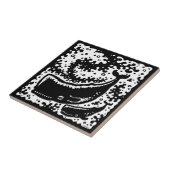 かわいい母とふくらはぎクジラ タイル (側面)