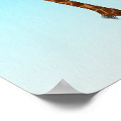 かわいい母とベビーキリン&レインボー ポスター (角)