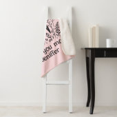 かわいい母と娘が母の日ピンク シェルパブランケット (インサイチュ)