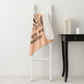 かわいい母と娘ハギングマザーズデイピーチ シェルパブランケット (インサイチュ)