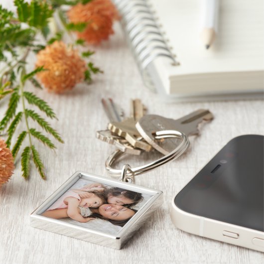 かわいい母と子供のキーチェーン キーホルダー (側面)