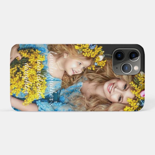 かわいい母の世界かわいい娘 Case-Mate iPhoneケース (裏面(横))