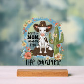 かわいい母の人生の完全な牛 アクリルサイン (ニュートラル)