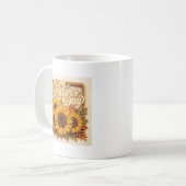 かわいい母の日おめでとう コーヒーマグカップ (正面左)