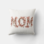 かわいい母の日のお母さん |写真のコラージュ クッション (裏面)