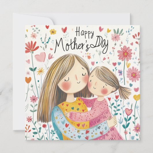 かわいい母の日のカード シーズンカード (正面)