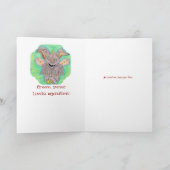 かわいい母の日のドラゴンカード カード (内部)