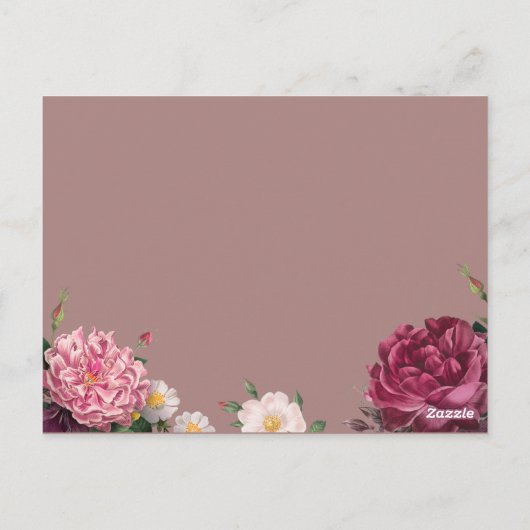 かわいい母の日のポストカード ポストカード (裏面)